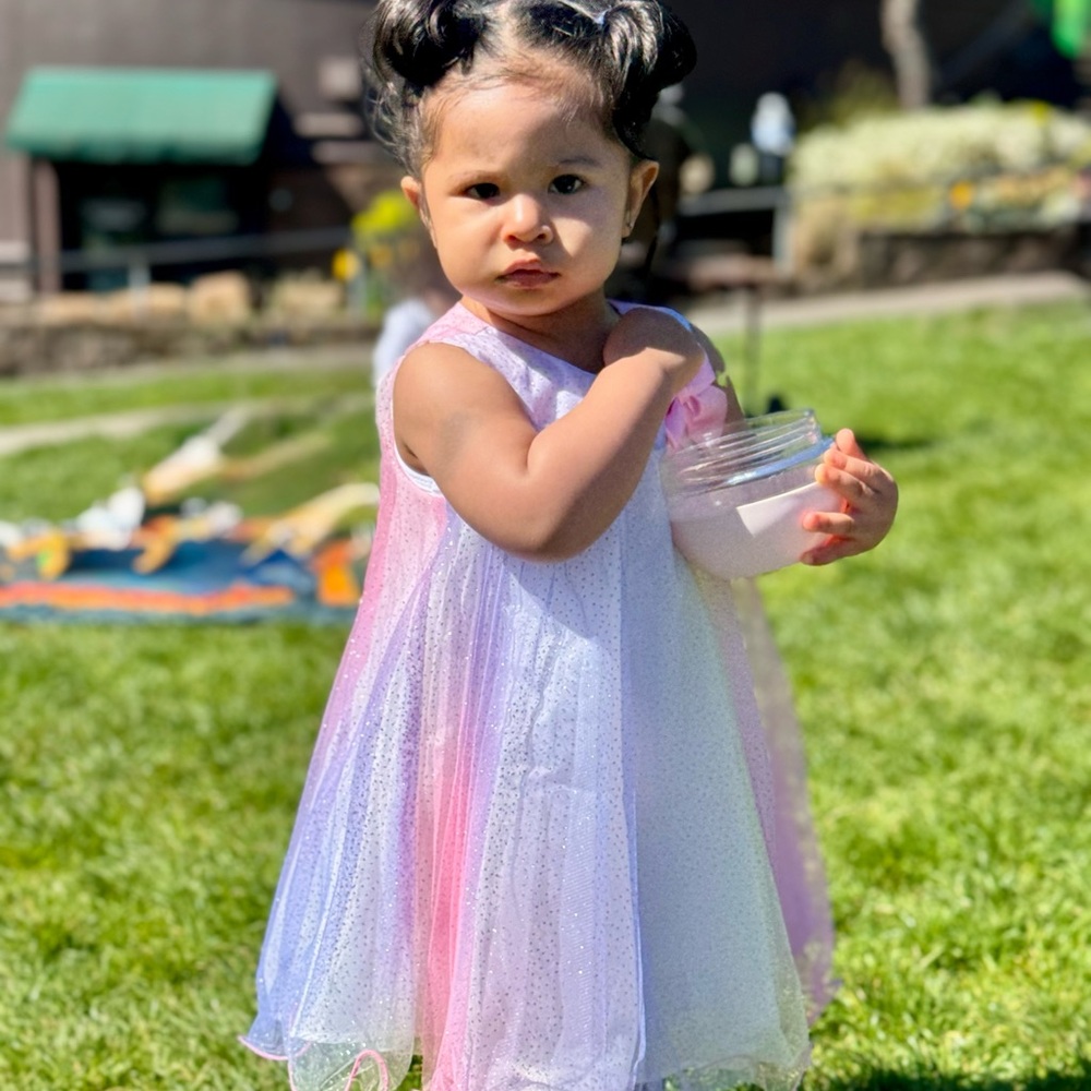 Jessica Ann Pastel Rainbow Formal Dress